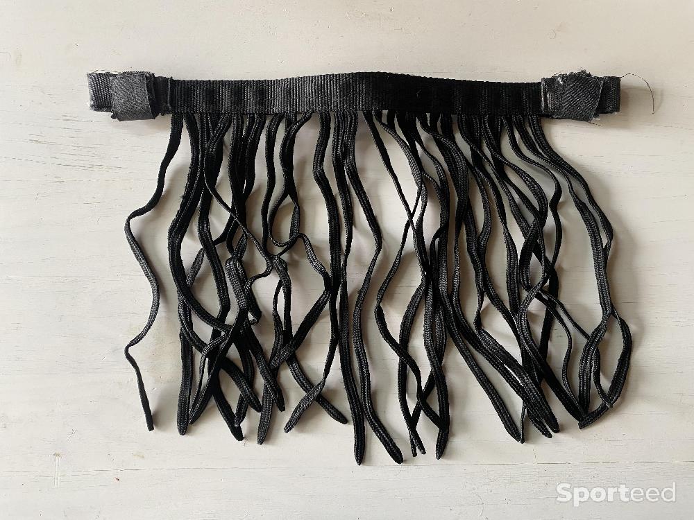 Equitation - Frontal anti-mouche tissu noir - photo 1