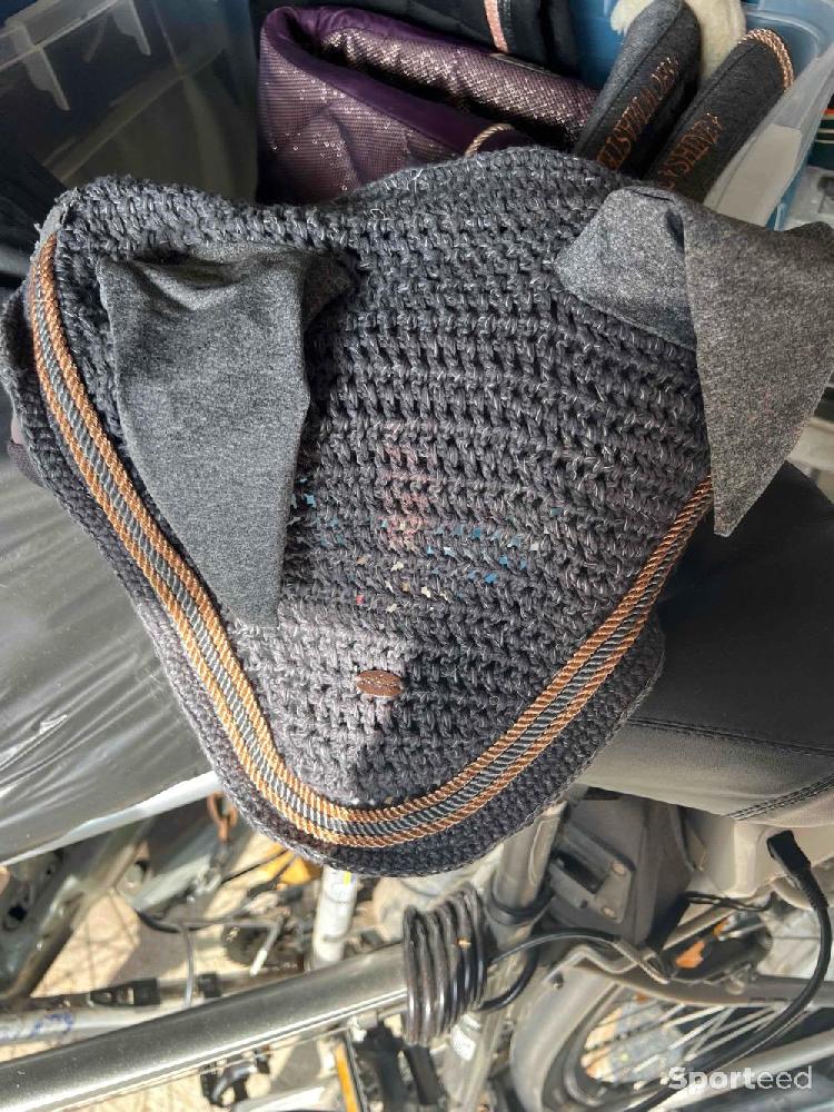 Equitation - Ensemble tapis bonnet gris rose gold - photo 2