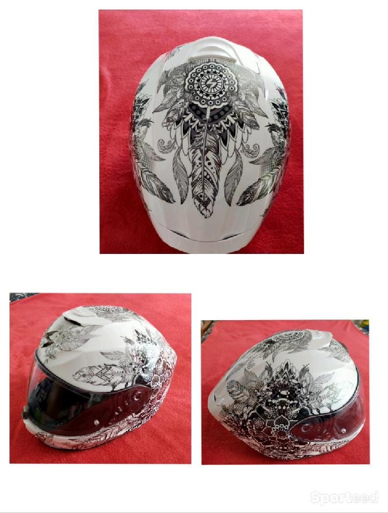 Moto route - Casque moto scorpion femme  - photo 3