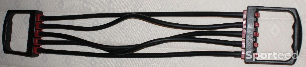 Fitness / Cardio training - Extenseur expander - marque 'décathlon' - 5/25kg - noir/rouge - photo 1