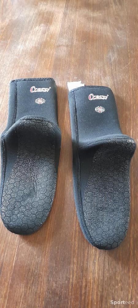 Plongée sous marine - Chaussons plongée CRESSI Metallite neufs - photo 1
