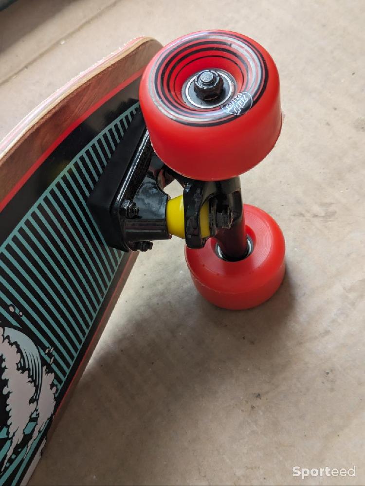Skateboard / Longboard - Santa Cruz Classic Wave Splice Shark Cruiser 8.8' x 27.7' - photo 2