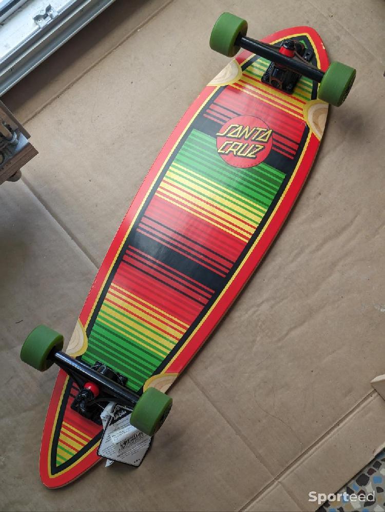 Skateboard / Longboard - Santa Cruz Serape Dot Pintail Longboard 9.2' x 33' - photo 1