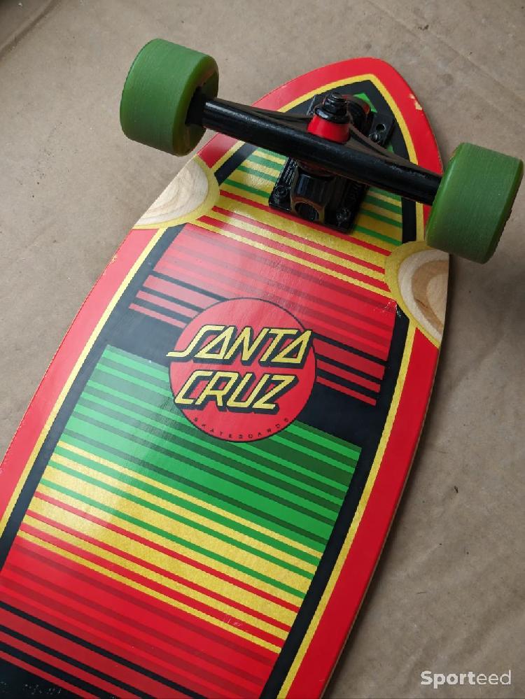 Skateboard / Longboard - Santa Cruz Serape Dot Pintail Longboard 9.2' x 33' - photo 5