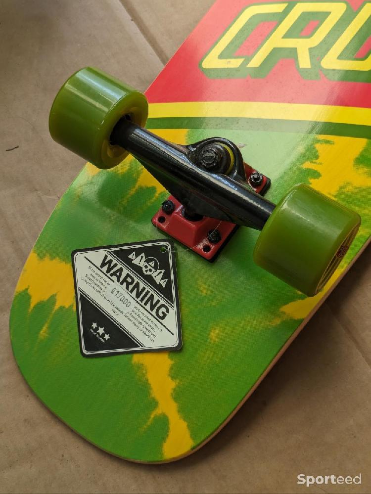 Skateboard / Longboard - Santa Cruz Rasta Tie Dye Cruiser 8.79' x 29.05' - photo 4