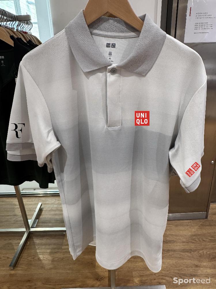 Tennis - Federer Polo : blanc gris - photo 1