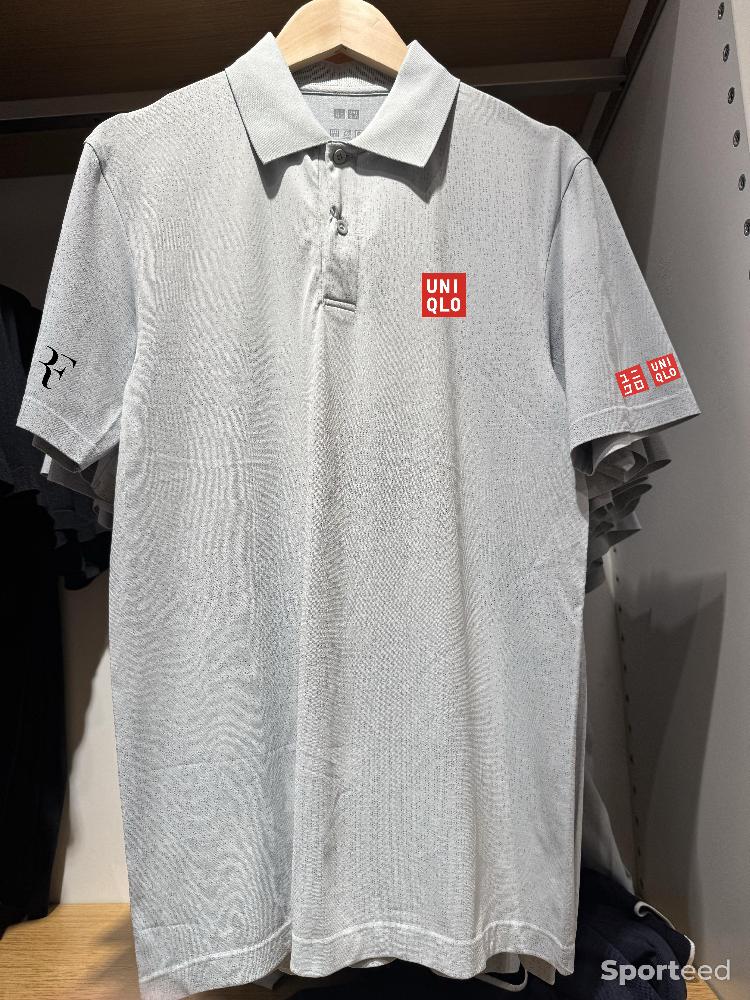 Tennis - Federer Polo : gris clair - photo 1