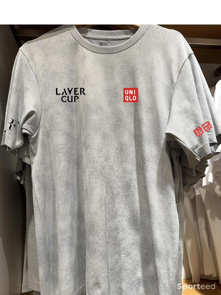 Tennis - Tee-shirt entraînement Federer : gris clair - photo 1
