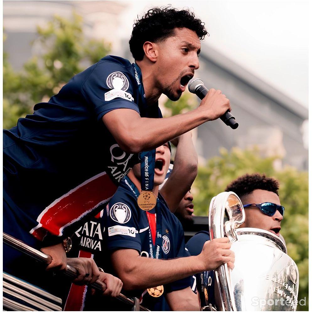 Football - Patchs Officiels PSG Paris Vainqueur Ligue Des Champions 2025 - Maillot 1 Étoile - photo 2