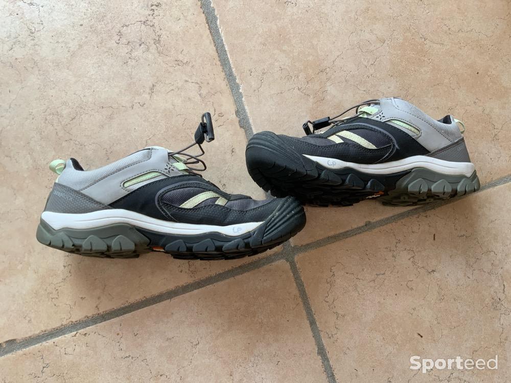 Randonnée / Trek - Chaussures imperméables de randonnée Quechua enfant avec lacet - CROSSROCK grise - T37 - photo 5