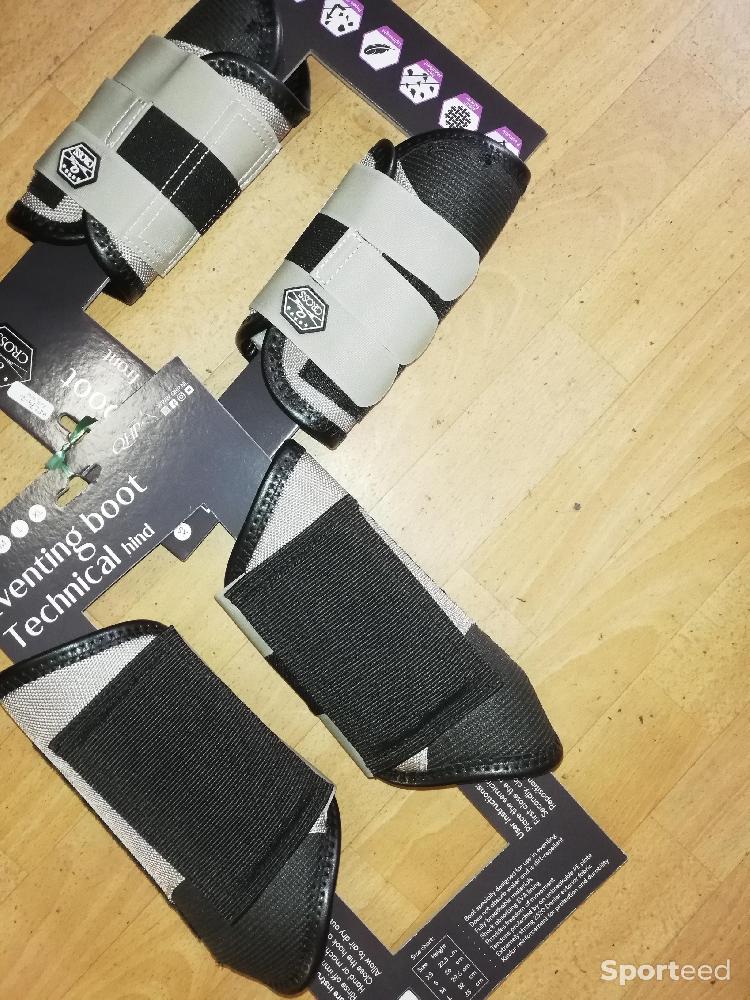 Equitation - ensemble guetres cross QHP couleur biscuit - photo 1