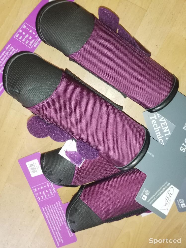 Equitation - ensemble guetres cross QHP couleur purple (violet) - photo 1