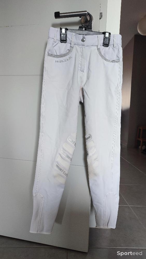 Equitation - Pantalon blanc Harcour équitation 32  - photo 1