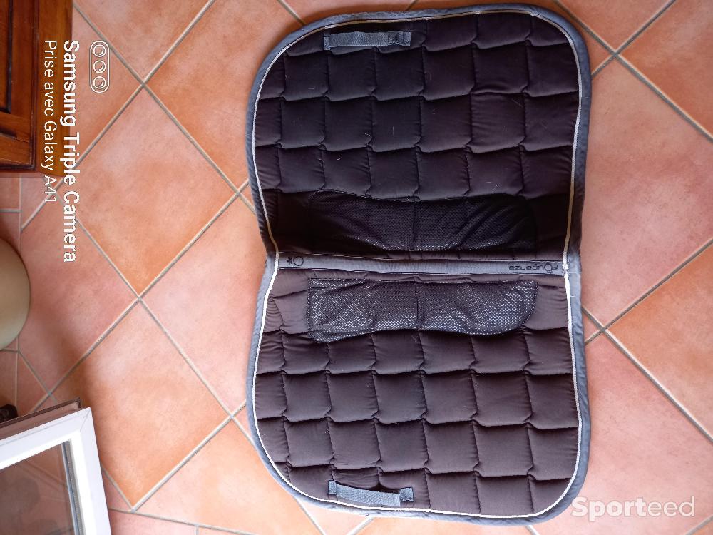 Equitation - Tapis cheval amortisseur noir Fouganza  - photo 1