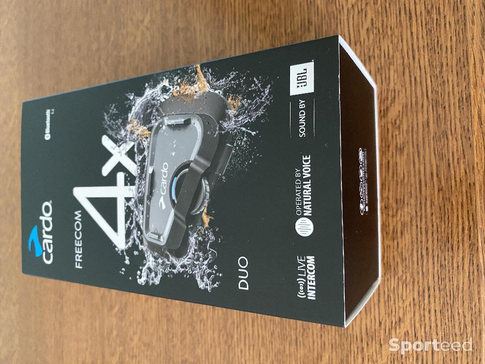 Moto route - Intercom moto Bluetooth CARDO Freecom 4X DUO neuf - photo 1
