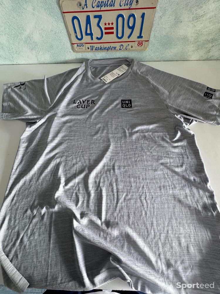 Tennis - Tee-shirt Dry gris clair Federer - photo 1
