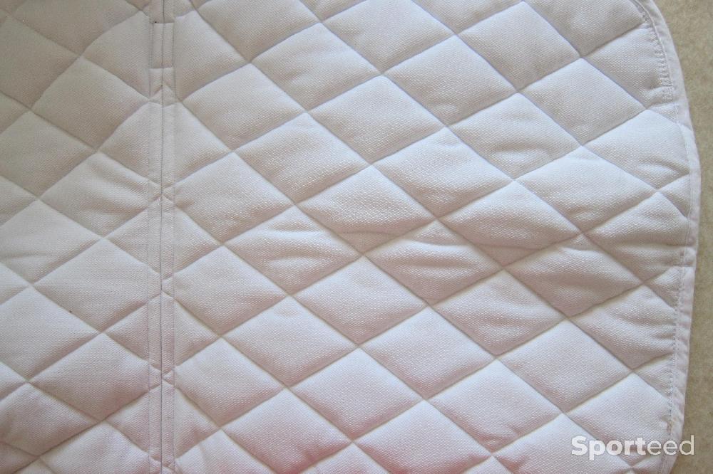 Equitation - Tapis de Selle blanc - photo 3