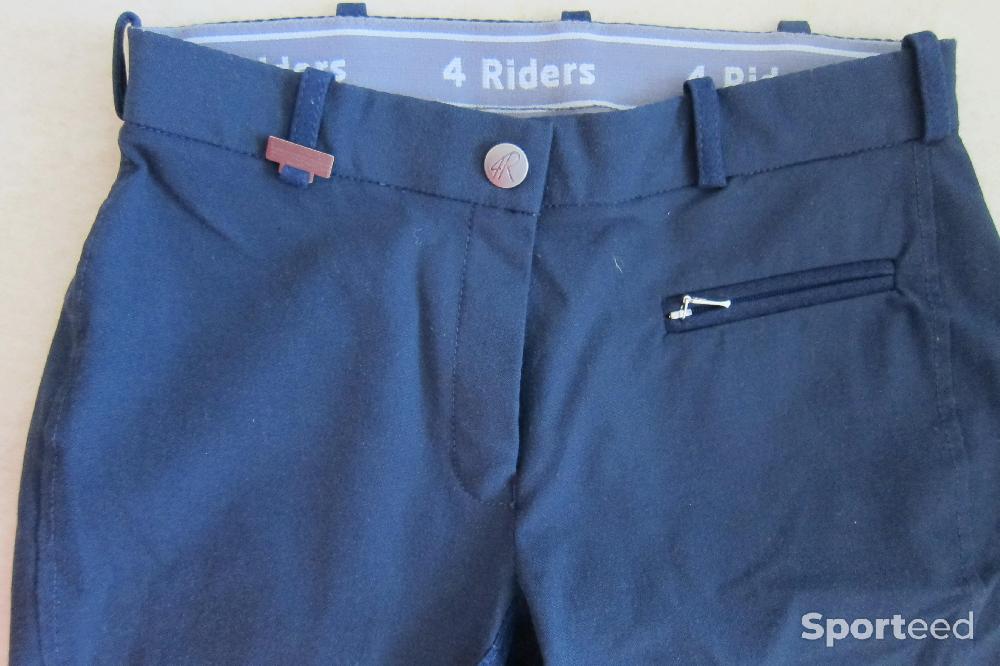 Equitation - Pantalon équitation coloris bleu ETAT NEUF - photo 5