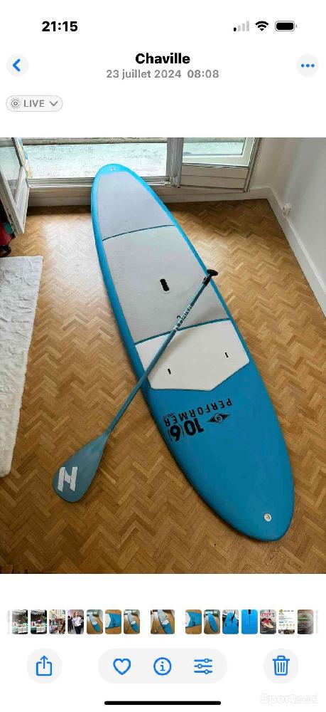 Stand-up paddle - Paddle Board Bic Sup 10’6 Performer - photo 3