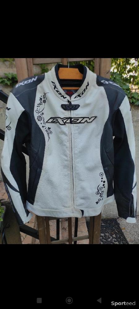 Moto route - Blouson cuir femme moto  - photo 4