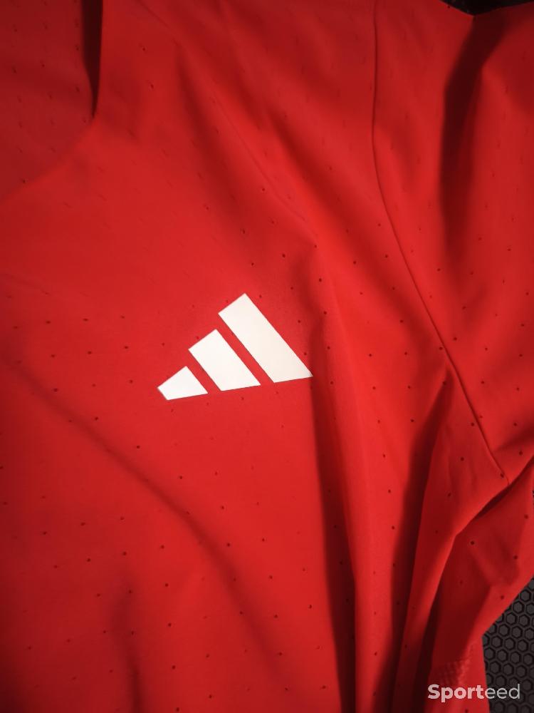 Course à pied trail - Maillot manches courtes adidas Adizero Rouge Homme M - photo 3