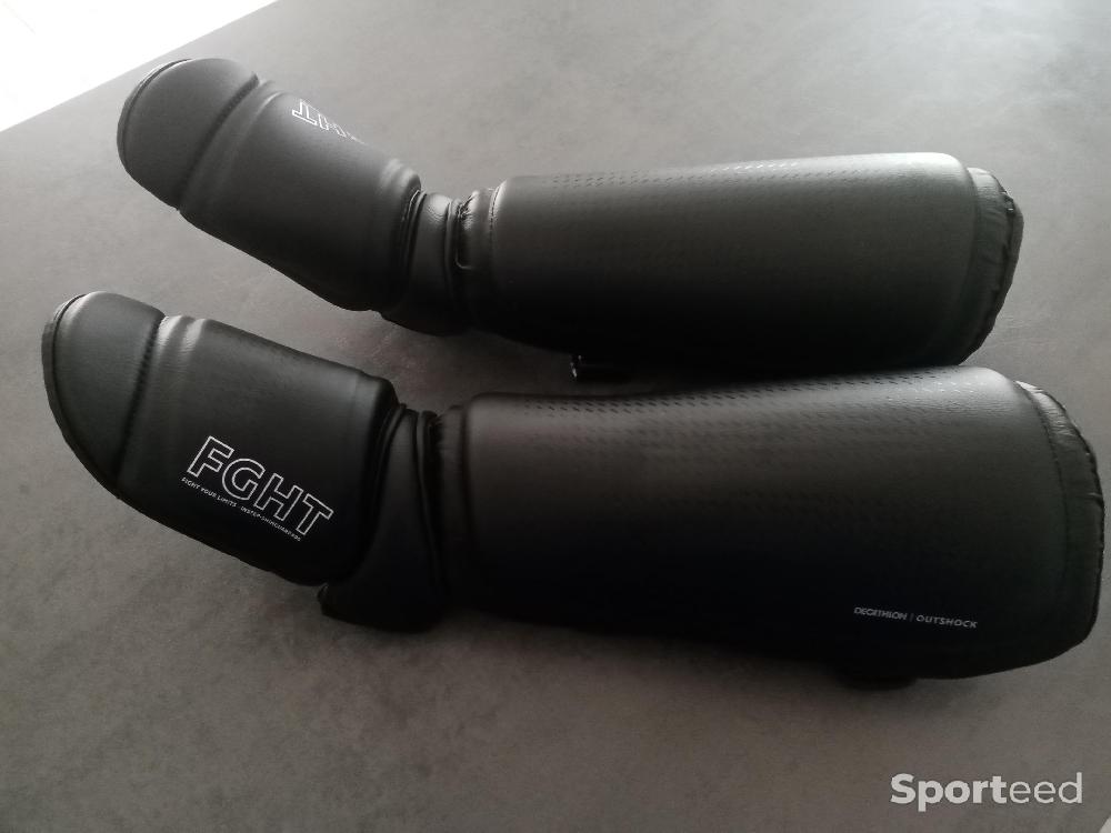 Boxes - Protège tibias-pieds de muay-thai, kick-boxing et mma adulte - photo 1