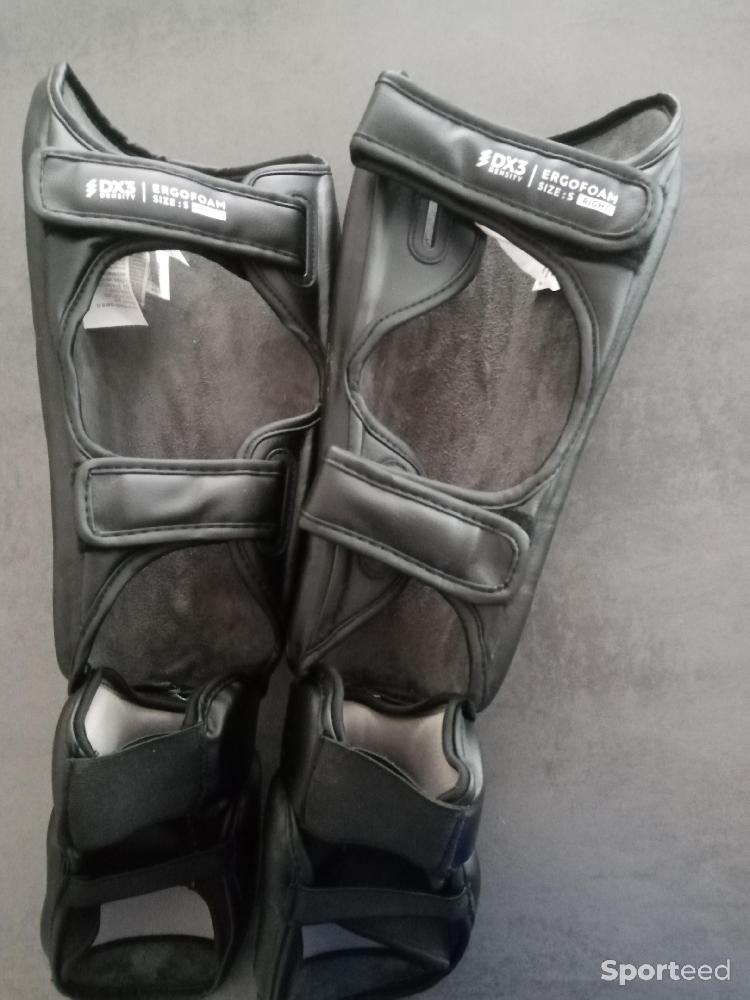 Boxes - Protège tibias-pieds de muay-thai, kick-boxing et mma adulte - photo 3