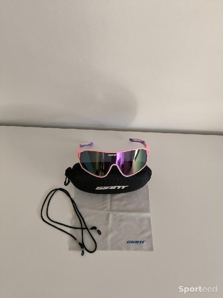 Course à pied trail - Lunette sport giant rose polarisé  - photo 2
