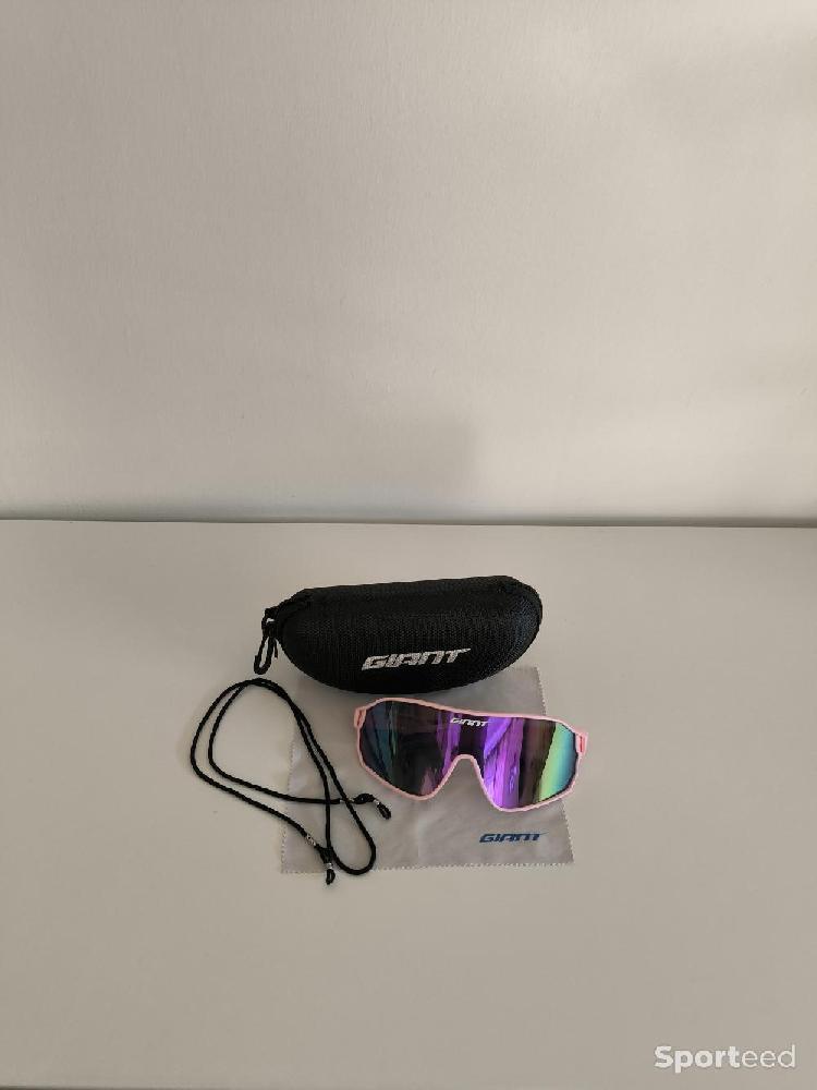 Course à pied trail - Lunette sport giant rose polarisé  - photo 3