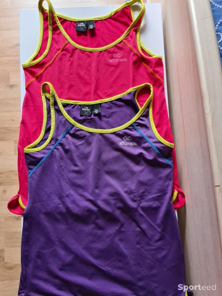 Sportswear - Lot de deux tops Eider T42 mauve/fuchsia  - photo 1