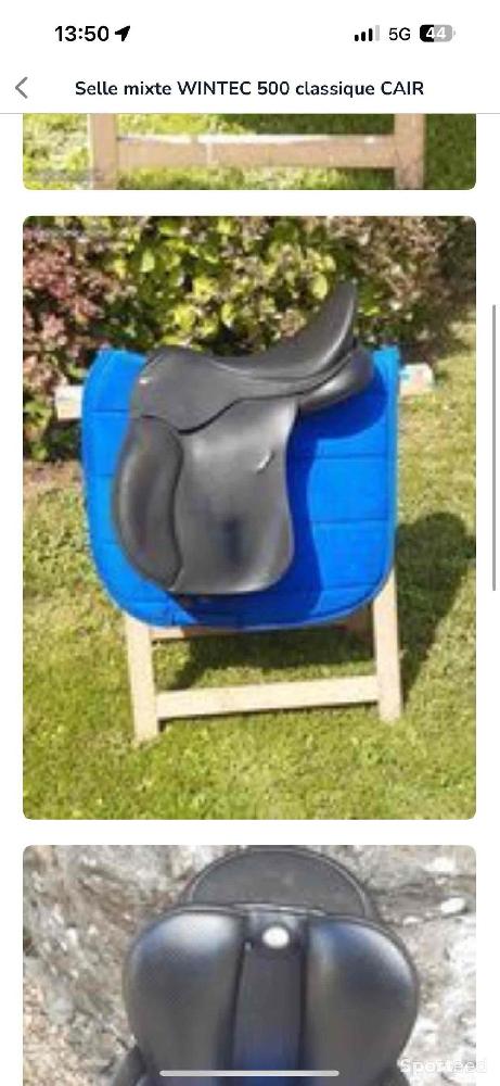 Equitation - Selle wintec 17,5 pouce  - photo 1