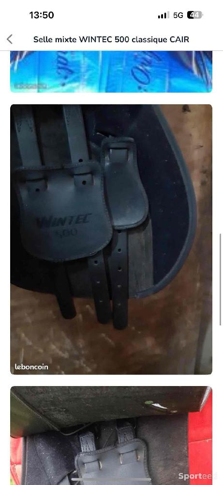 Equitation - Selle wintec 17,5 pouce  - photo 4