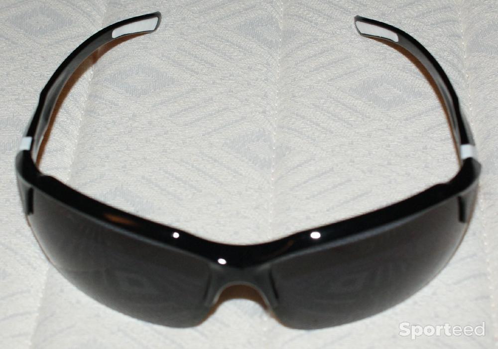 Vélo route - Lunette de sport - noires et blanches - sans marque - photo 2