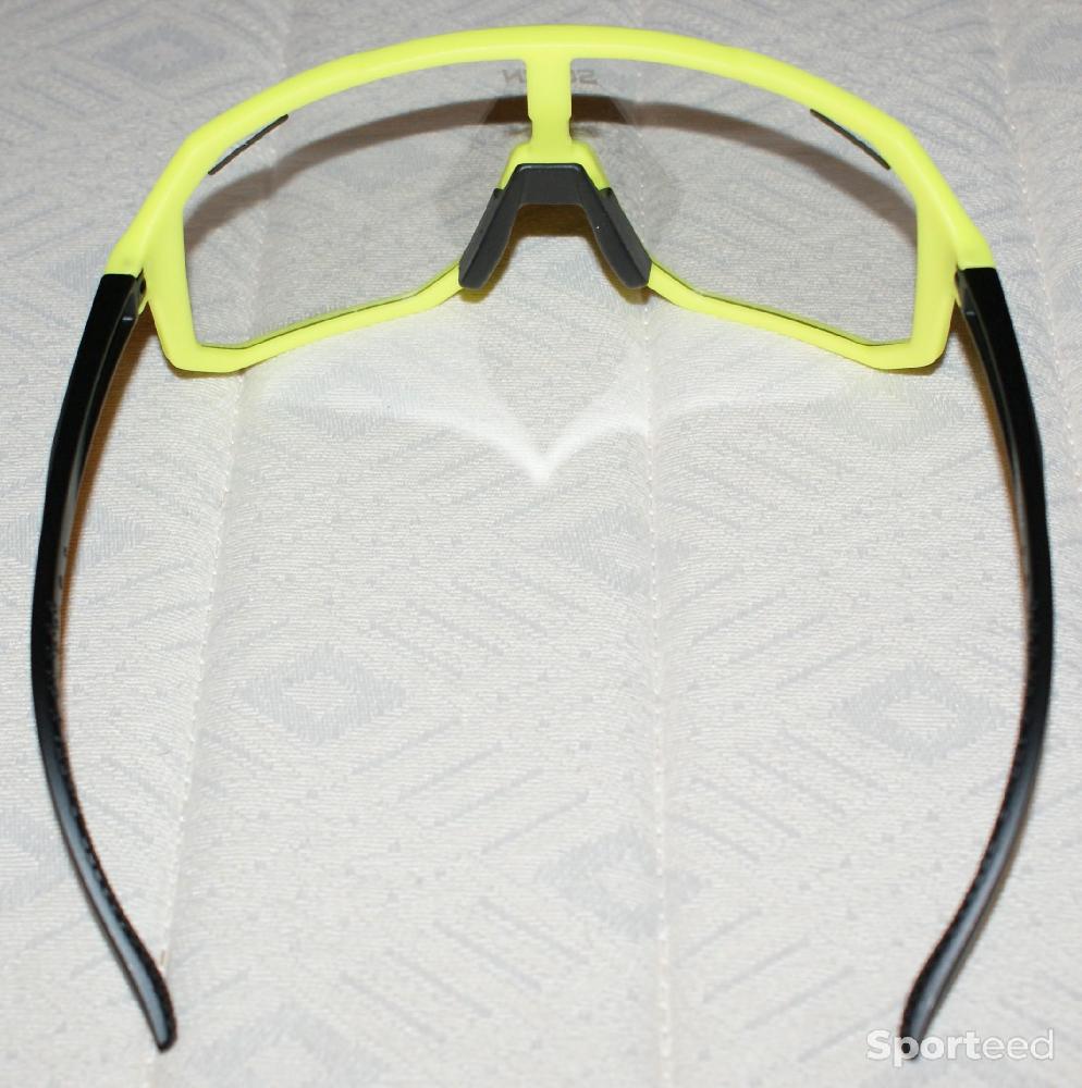 Vélo route - Lunettes de sport - 'SCVCN' - photochromiques - jaune fluo - photo 3
