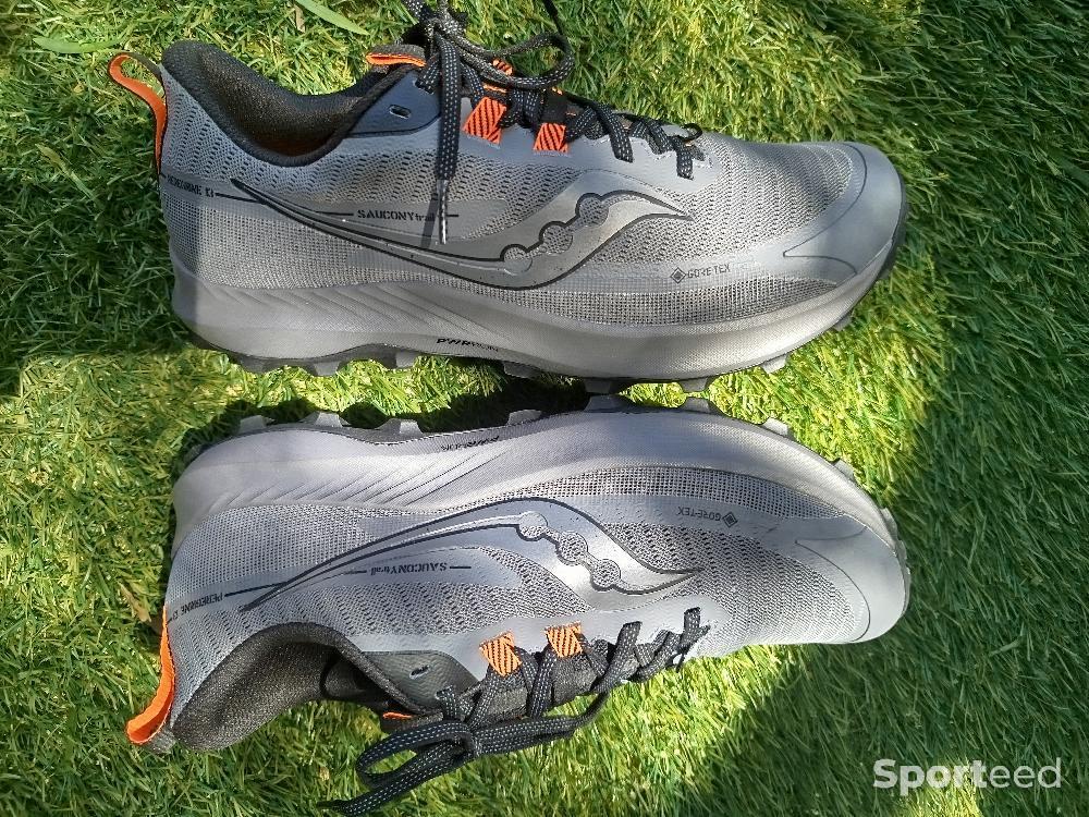 Course à pied trail - Saucony peregrine trail 13 GTX gore-tex  - photo 3