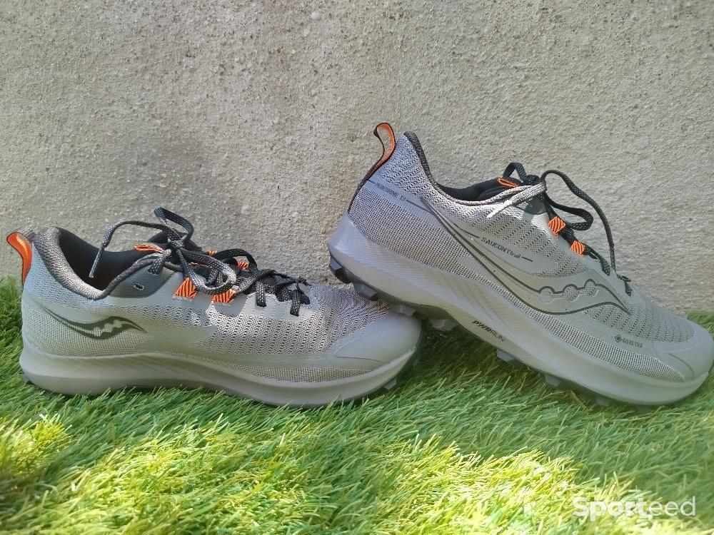 Course à pied trail - Saucony peregrine trail 13 GTX gore-tex  - photo 1