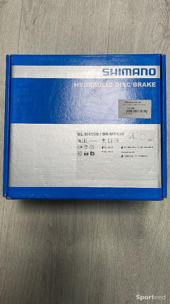 Vélo tout terrain - VTT - Neuf Frein hydraulique avant SHIMANO BL-M4100 / BR-MT420 - photo 1