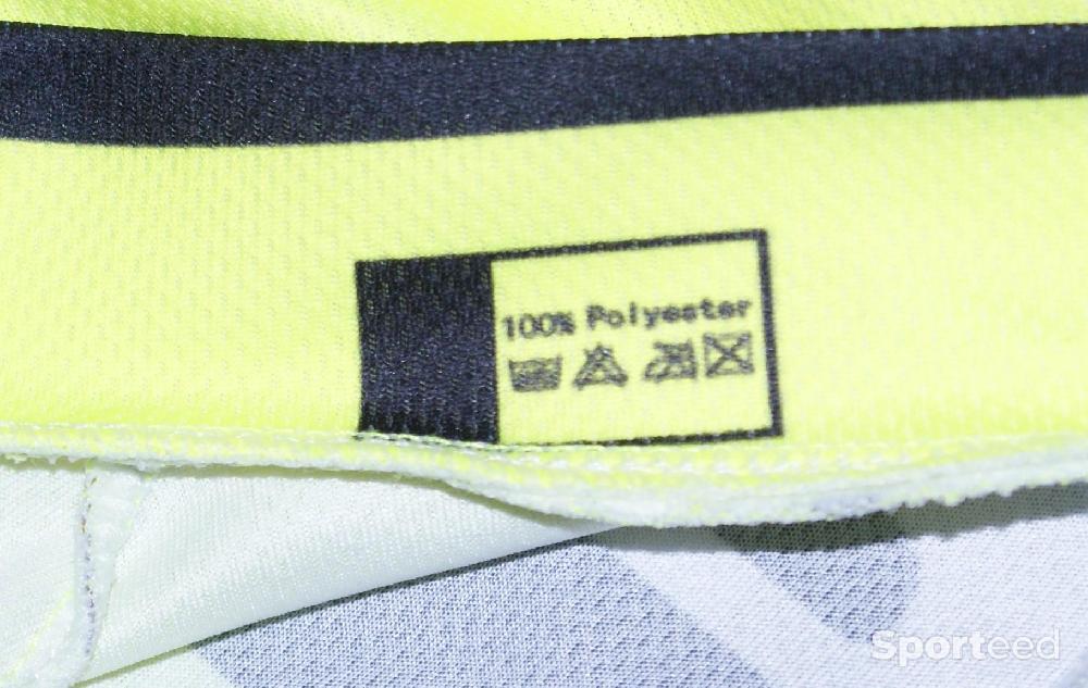 Vélo tout terrain - VTT - Maillot vélo mi-saison manches longues - team 'TREK' - homme - taille xl - jaune/noir - photo 3