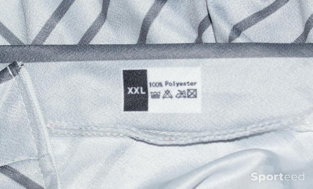Vélo tout terrain - VTT - Maillot vélo été manches courtes - team 'BJORKA' - homme - taille 2xl - gris - photo 3