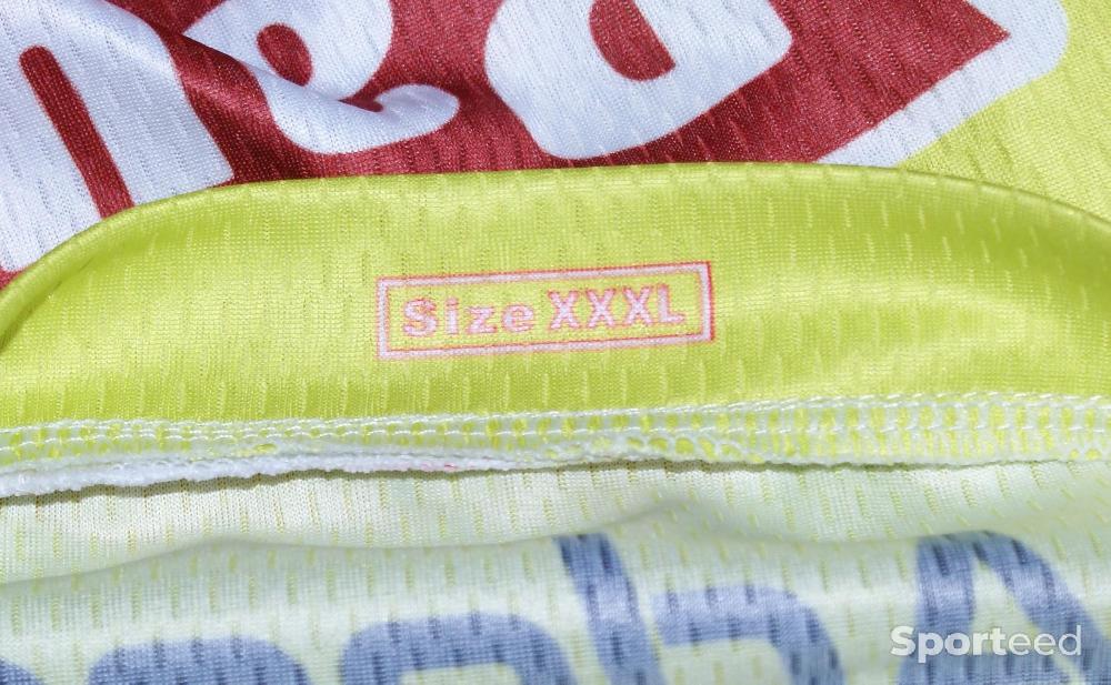Vélo tout terrain - VTT - Maillot vélo été manches courtes - team 'BINGOAL' - homme - taille 3xl - jaune/rouge - photo 3