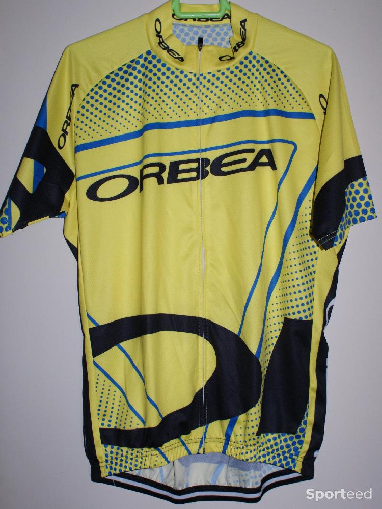 Vélo tout terrain - VTT - Maillot vélo été manches courtes - team 'ORBEA' - homme - taille 2xl - jaune/noir - photo 1