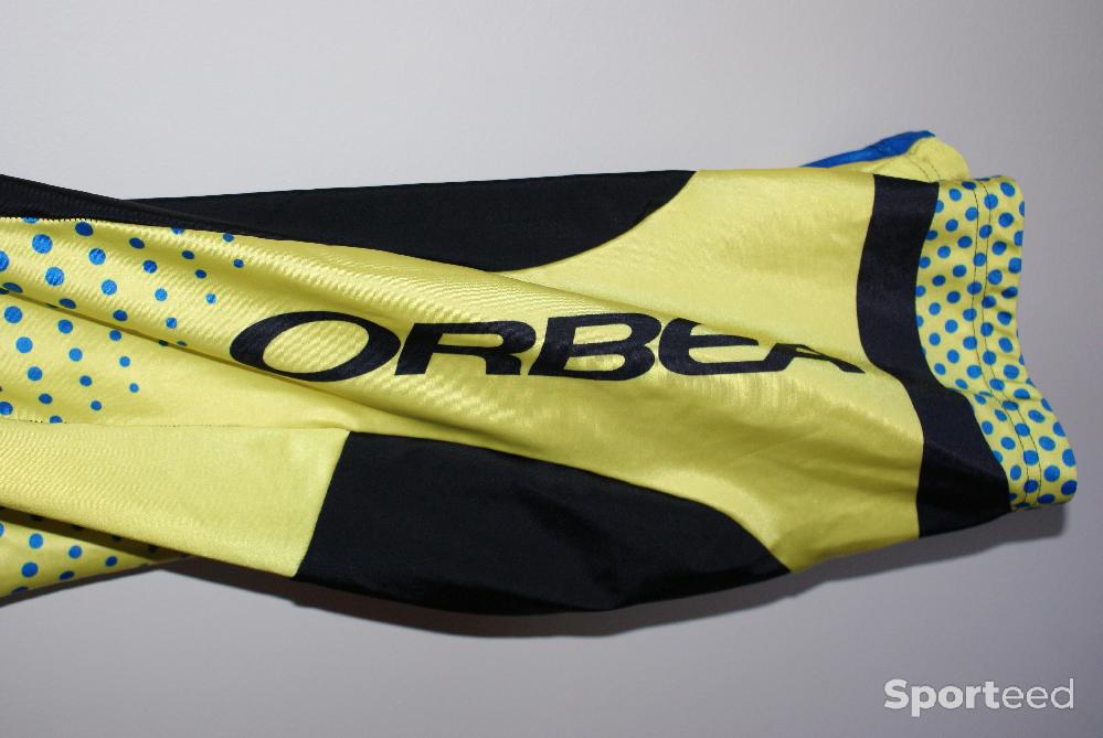 Vélo tout terrain - VTT - Cuissard court vélo homme - team 'ORBEA' - homme - taille 2xl - jaune/noir - photo 3