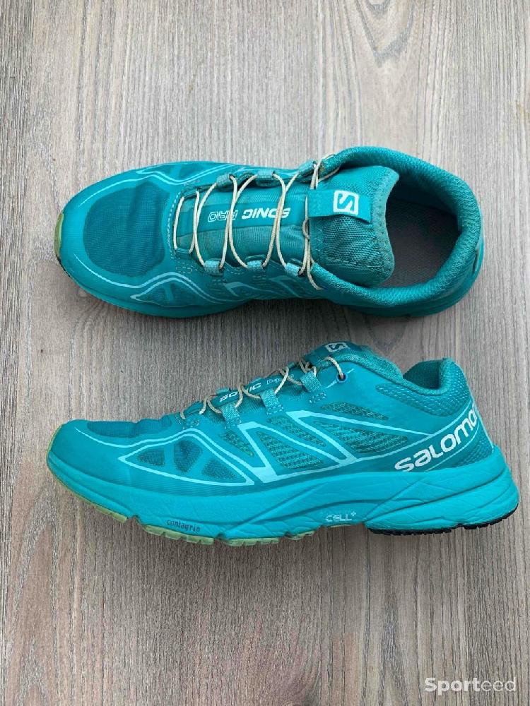 Course à pied route - Salomon Sonic Pro - Taille 38 2/3 Bon état femme - photo 1