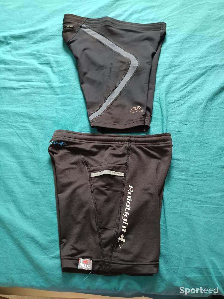 Course à pied route - Lot de 2 cuissards running homme  - photo 2