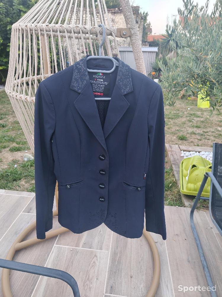 Equitation - Veste de concours femme équiline marine - photo 1
