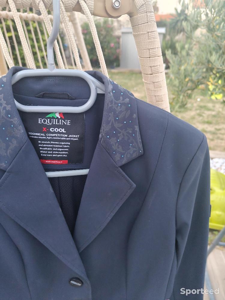 Equitation - Veste de concours femme équiline marine - photo 2