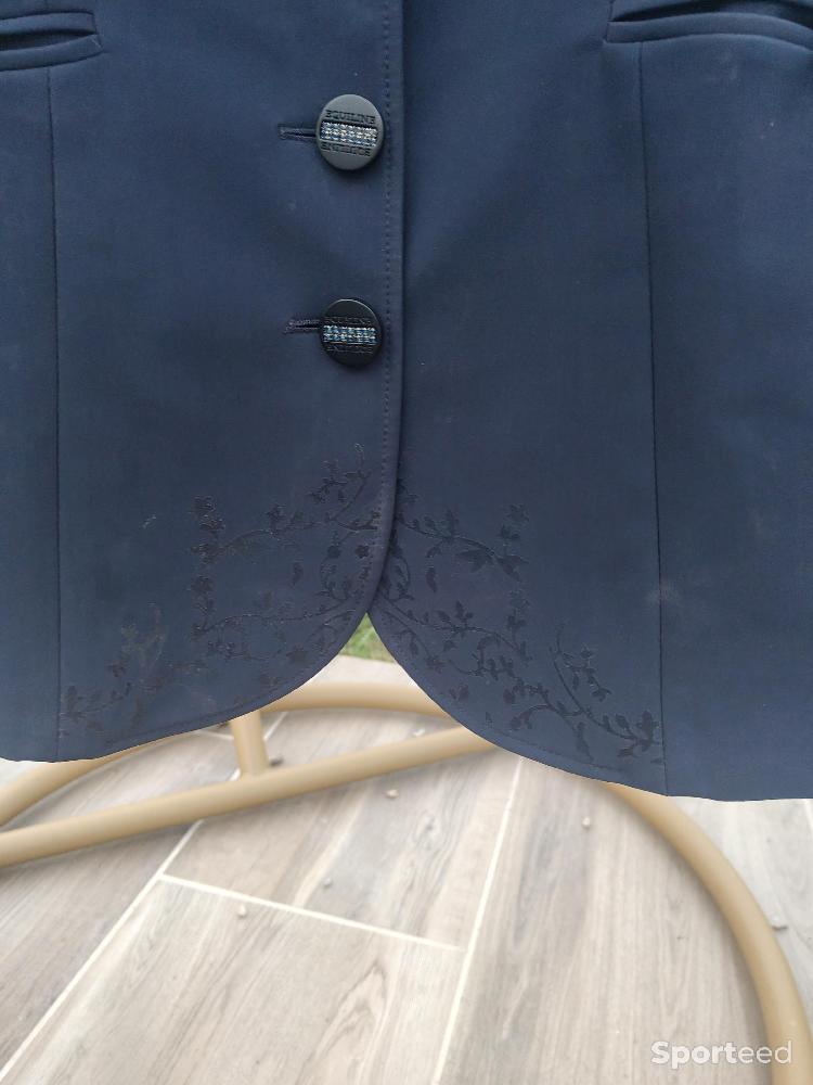 Equitation - Veste de concours femme équiline marine - photo 3