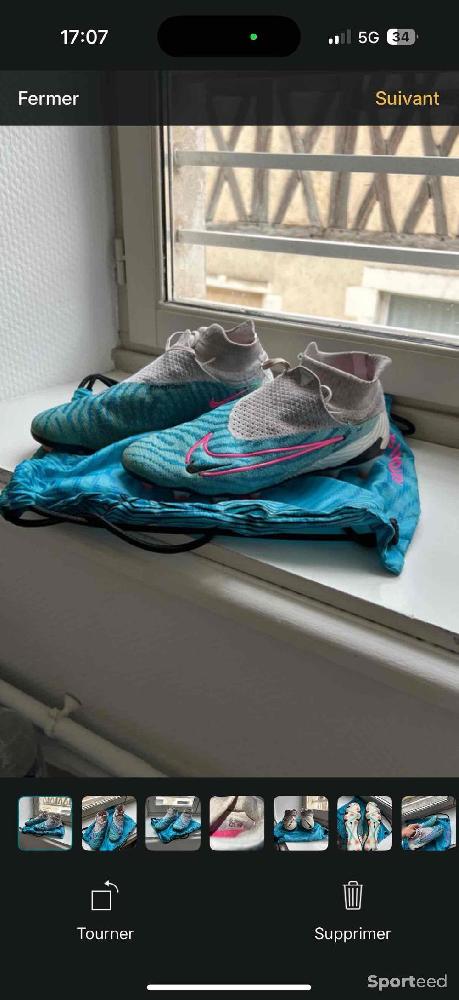 Football - Nike Gripknit Phantom GX Elite Dynamic Fit FG Blast Pack bleu - photo 1