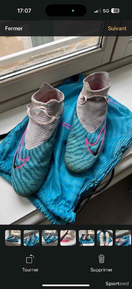Football - Nike Gripknit Phantom GX Elite Dynamic Fit FG Blast Pack bleu - photo 2