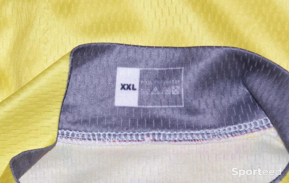 Vélo tout terrain - VTT - Maillot vélo été manches courtes - team 'BINGOAL' - homme - taille 2xl - jaune/rouge - photo 3